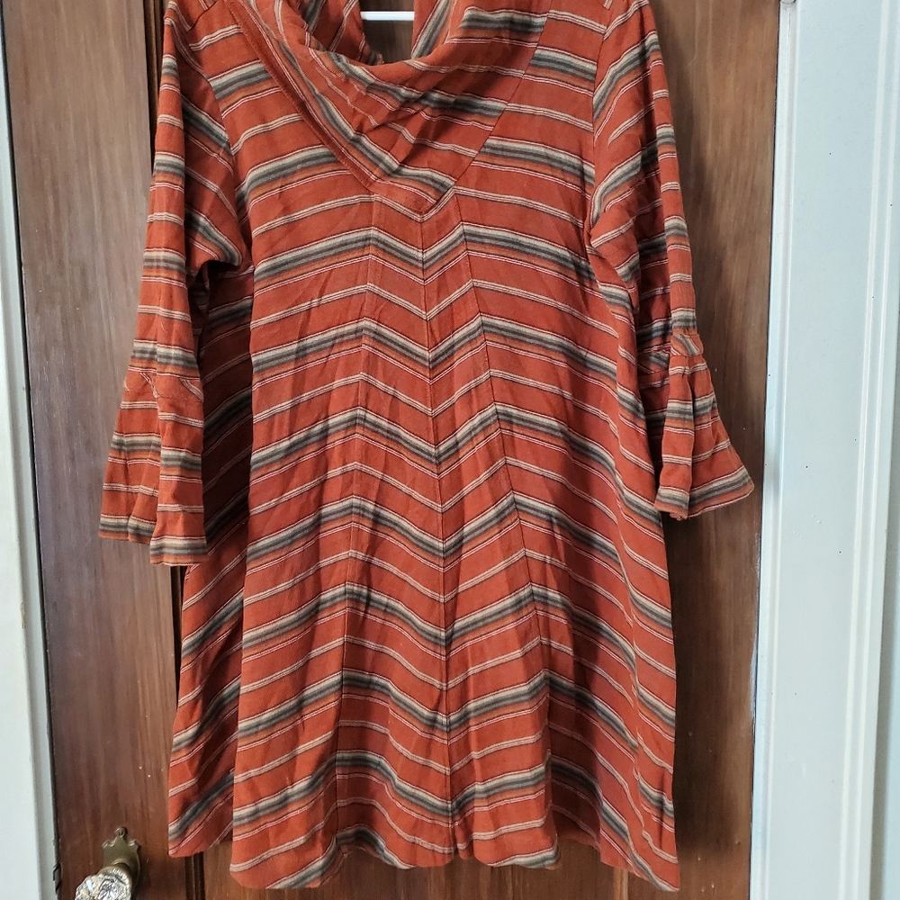 Casual cowl neck dress